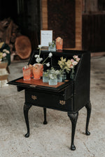 GRACE: Black and Gold Vintage Bureau