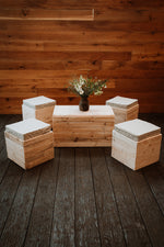 Olive Pallet Seating Area