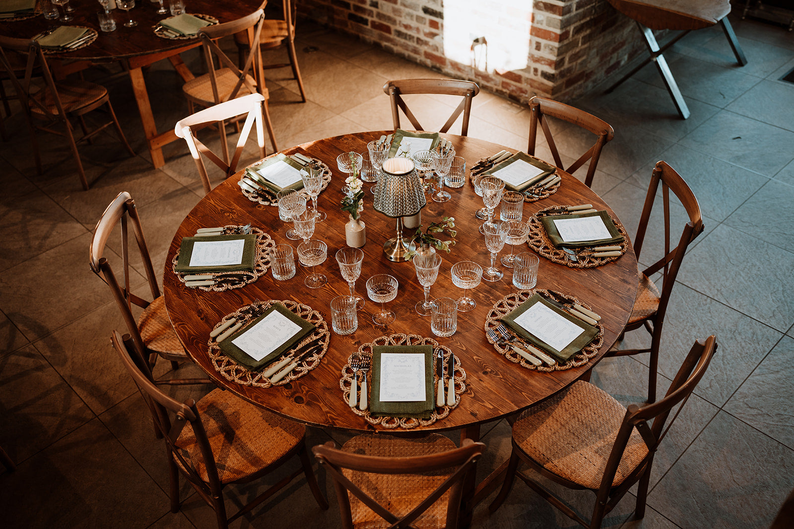 Round Wooden Tables