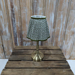 LED Table Lamp With Green Shade