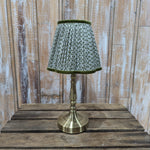 LED Table Lamp With Green Shade